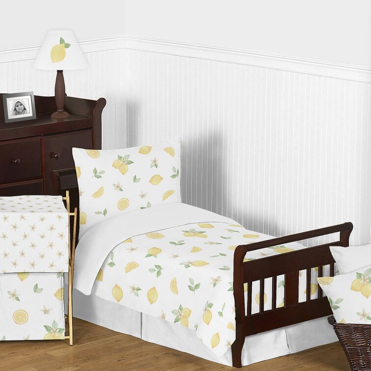 Lemon best sale crib bedding